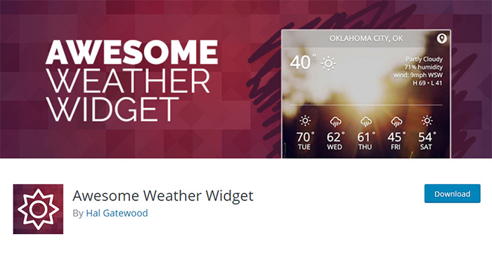 Awesome Weather Widget