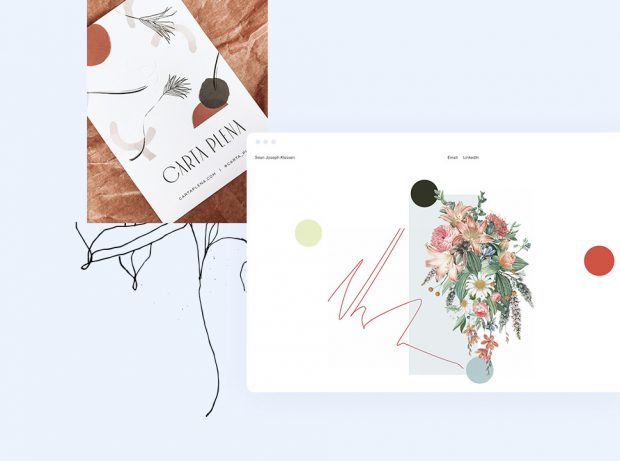 Beautiful Examples of Floral Illustrations in Web Design blog