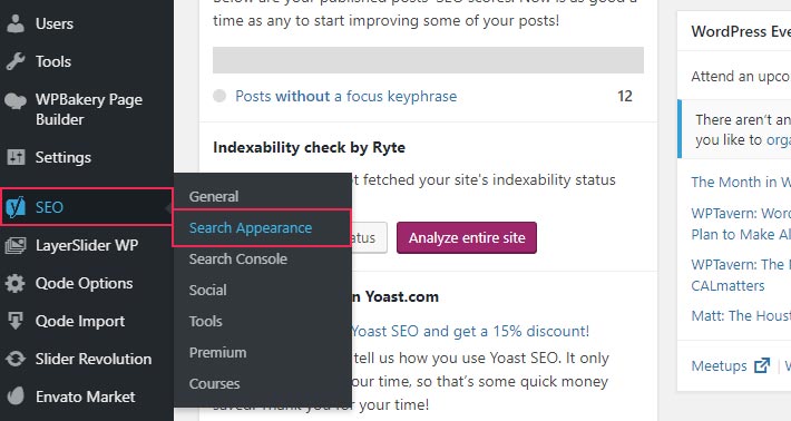 Yoast Seo Options