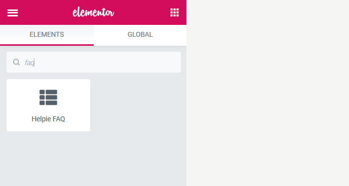 Elementor FAQ