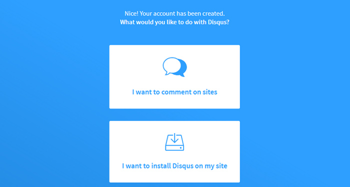 Install Disqus on your website