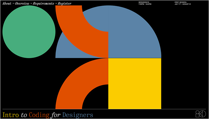 Intro to Coding for Designers