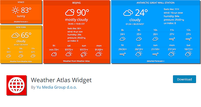 Weather Atlas Widget