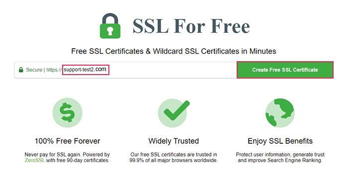 Creating Free SSL