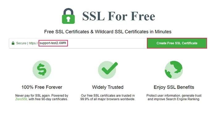 Creating Free SSL