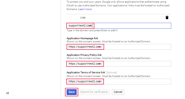 Gmail APIs OAuth Consent Screen 2