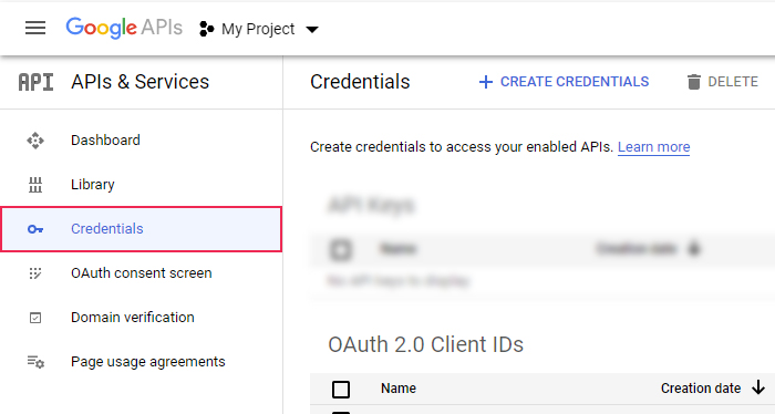 Gmail Credentials
