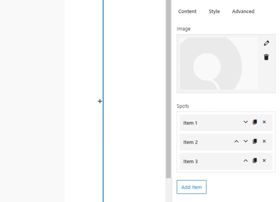 Image Hotspots Block Content