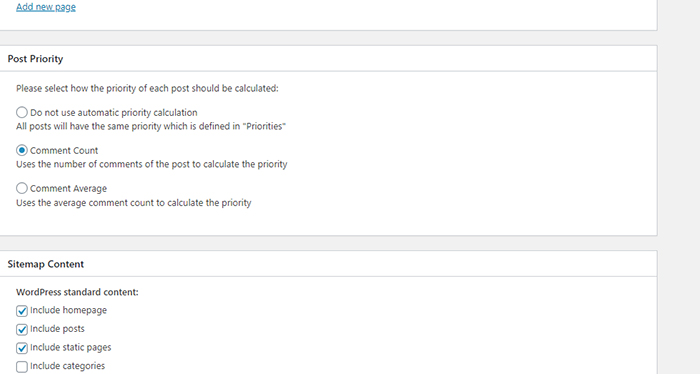 XML Sitemap Post Priority
