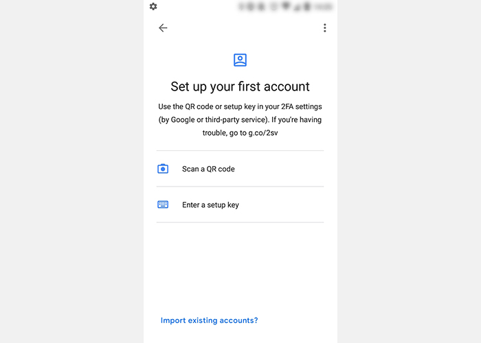 2-Step Verification Google Authenticator Phone