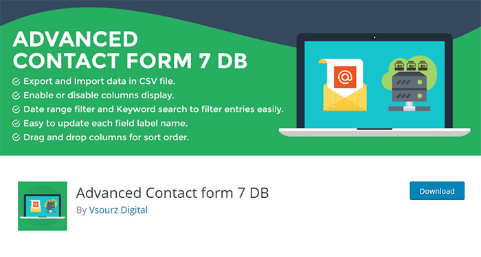 Advanced Contact form 7 DB