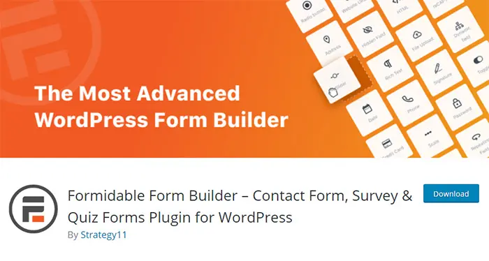 Formidable Form Builder