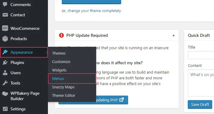 Adding a new WordPress menu item - Easy WP Guide