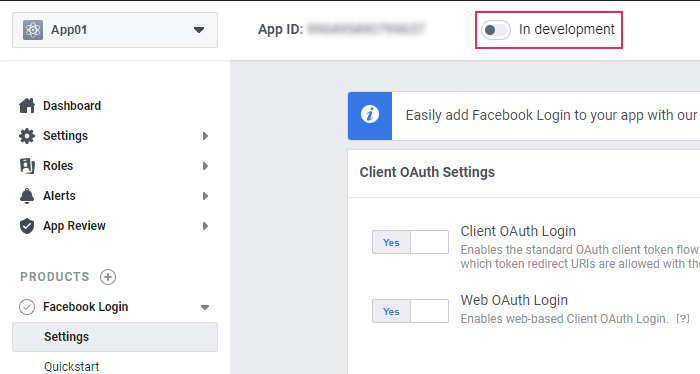 Nextend Facebook Login In Development