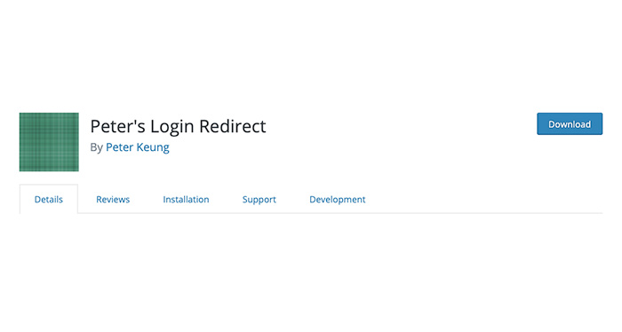 Peter's Login Redirect