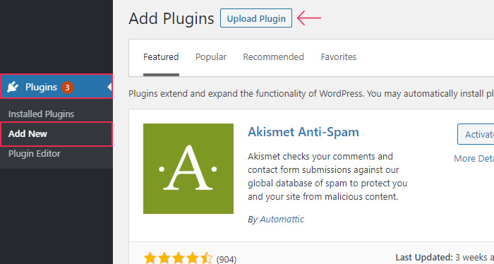 Reinstalling the Plugin