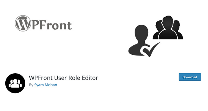 WPFront User Role Editor