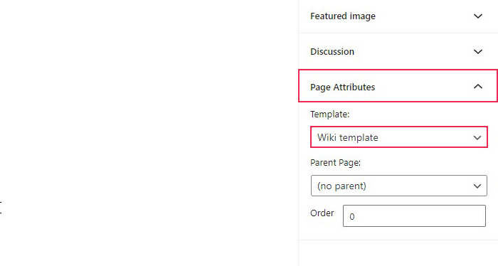 Wiki Page Template