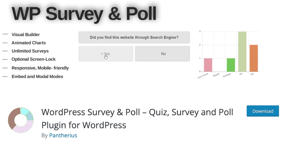 WordPress Survey & Poll