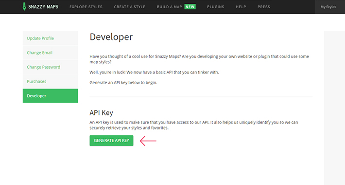 Sign up for an API Key