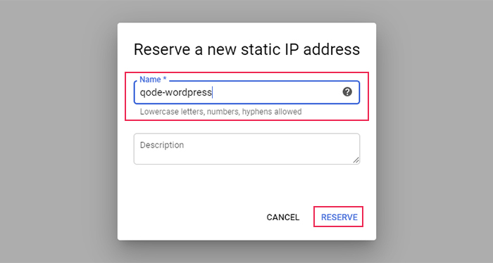 Assigning Static IP Address