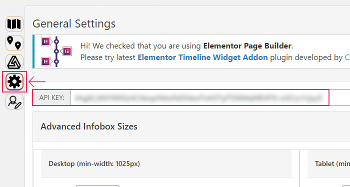 Bing Maps General Settings