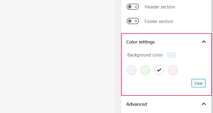 Block Options