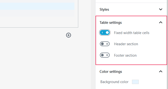 Block Options