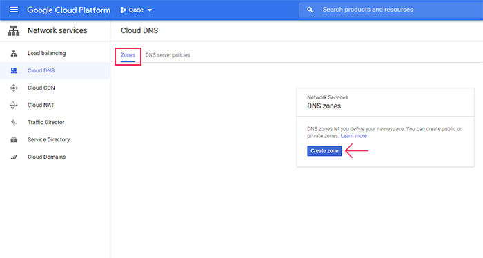 Configuring a Domain Name