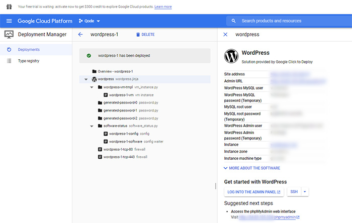 Google Cloud Deployment Manager