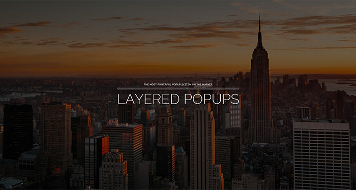 Layered Popups