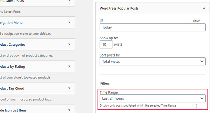 WordPress Popular Posts Widget