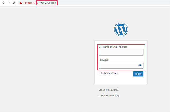 IP Address WP Login