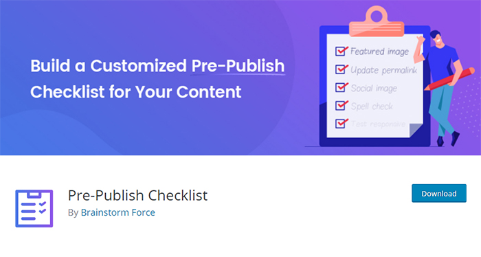 Pre-Publish Checklist