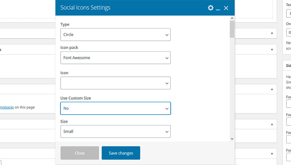 Qode Social Icons Settings