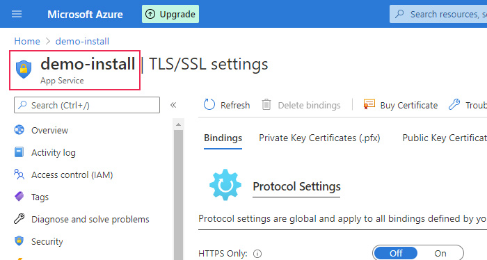 SSL Certificate