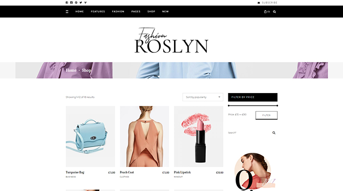 Shop Roslyn