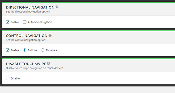 Ticker Rotate Settings