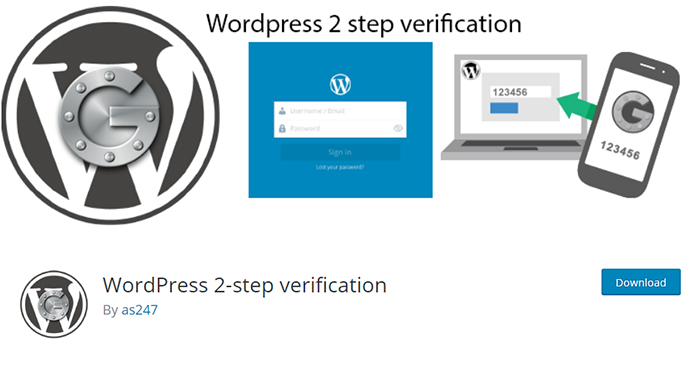 WordPress 2-step verification