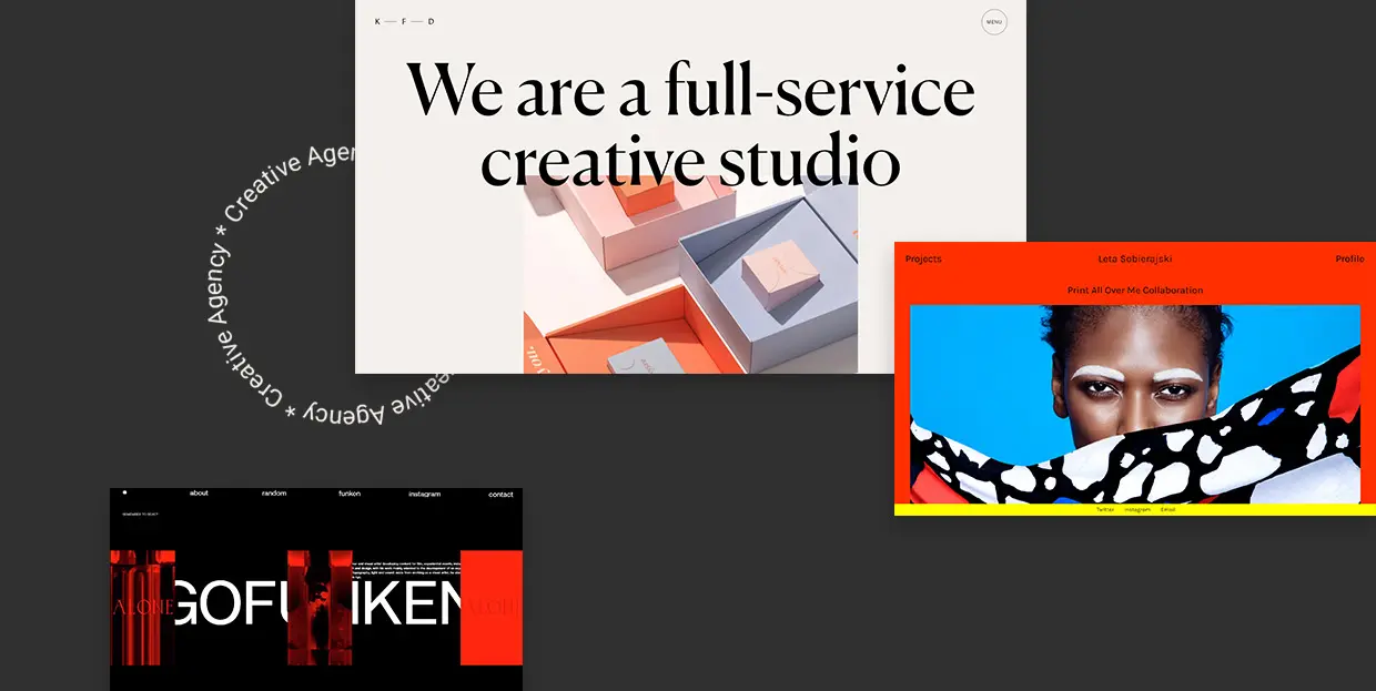 14 Inspiring Creative Agency and Designer Websites