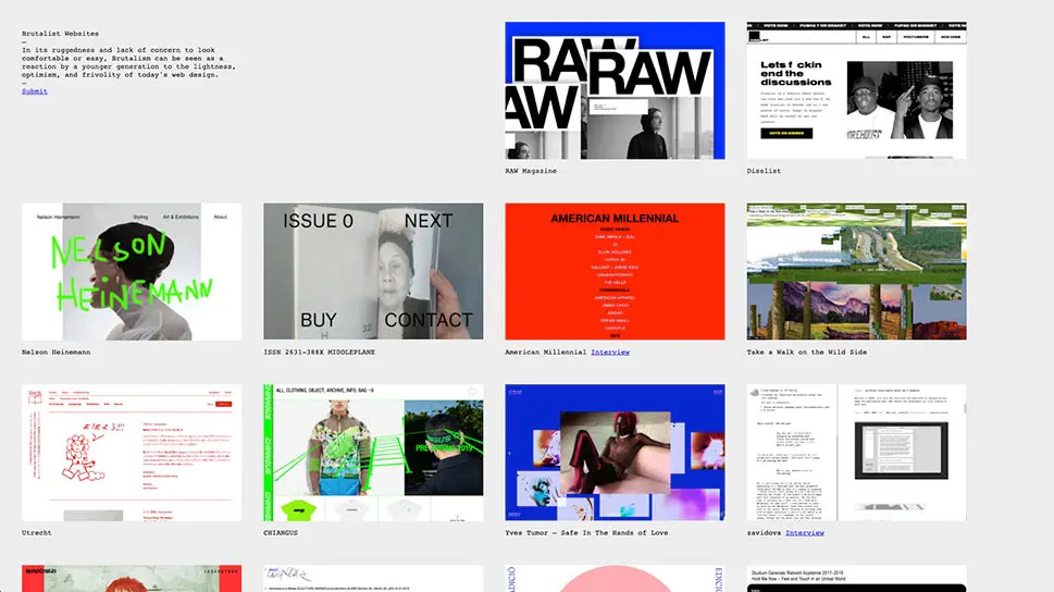 Brutalist Websites