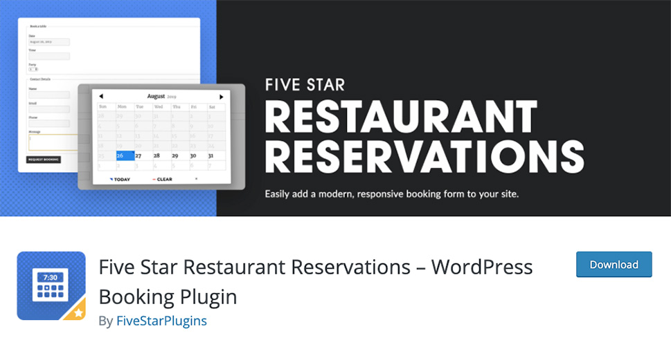 Five Star Restaurant Reservations