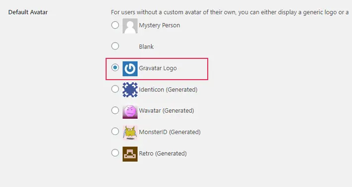 Default Gravatar image