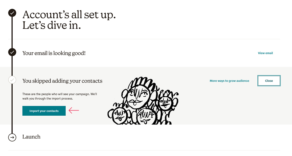 MailChimp Import Contacts