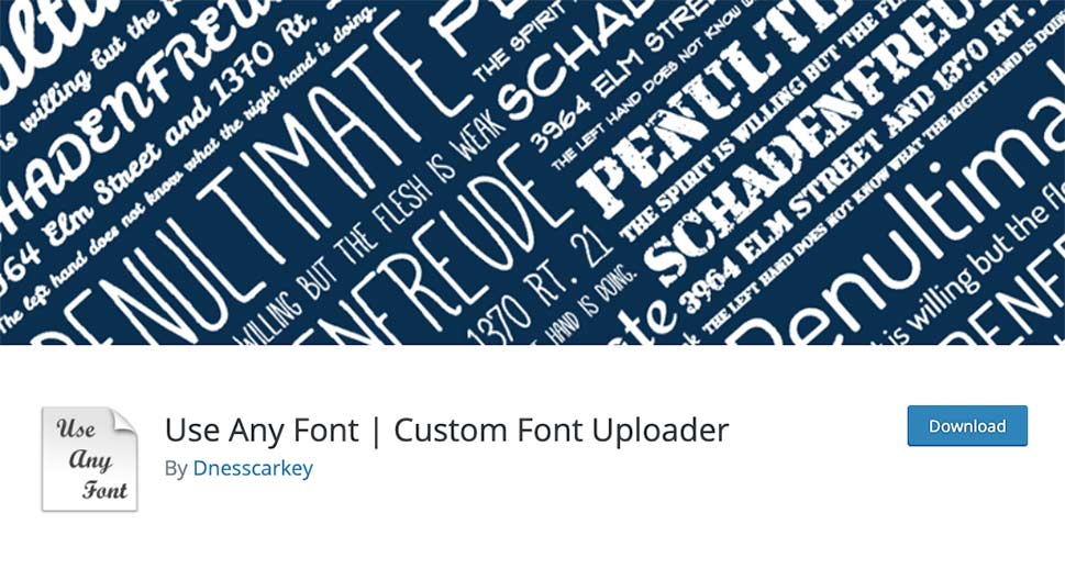 Use Any Font