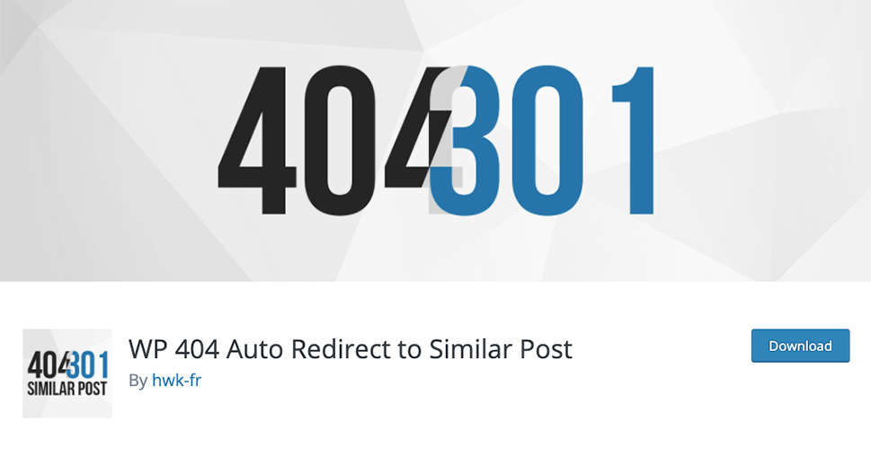 WP 404 Auto Redirect to Similar Post