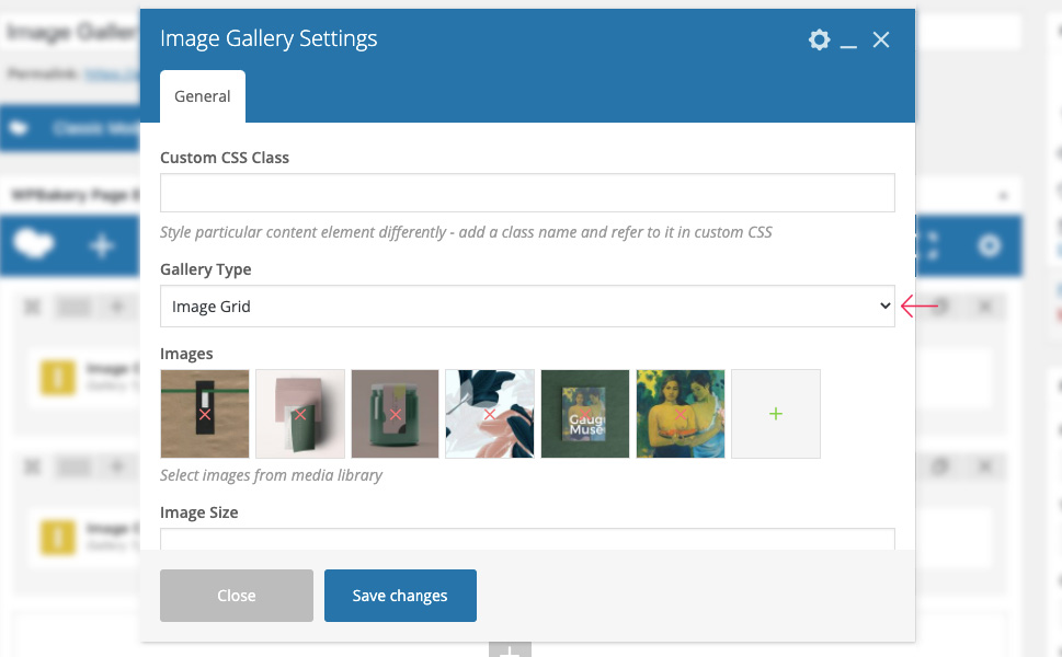 Image Gallery Grid