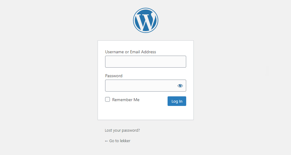 WP Login