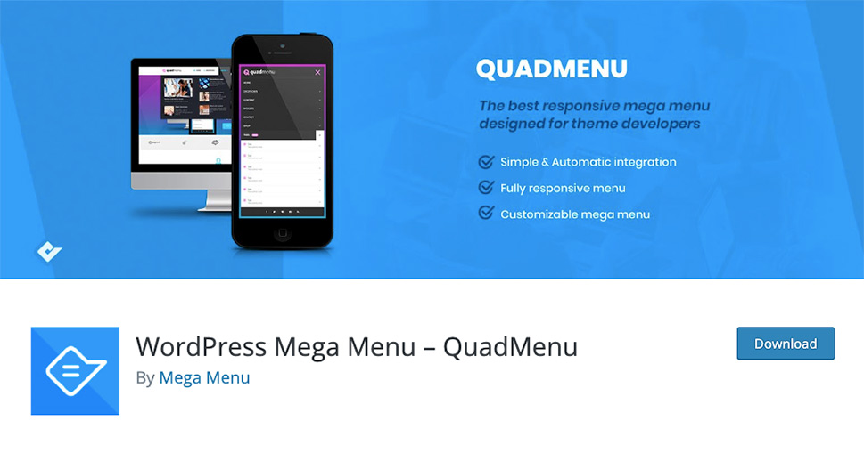 WordPress Mega Menu – QuadMenu