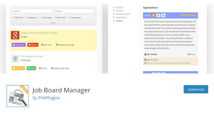 Job Board Manager